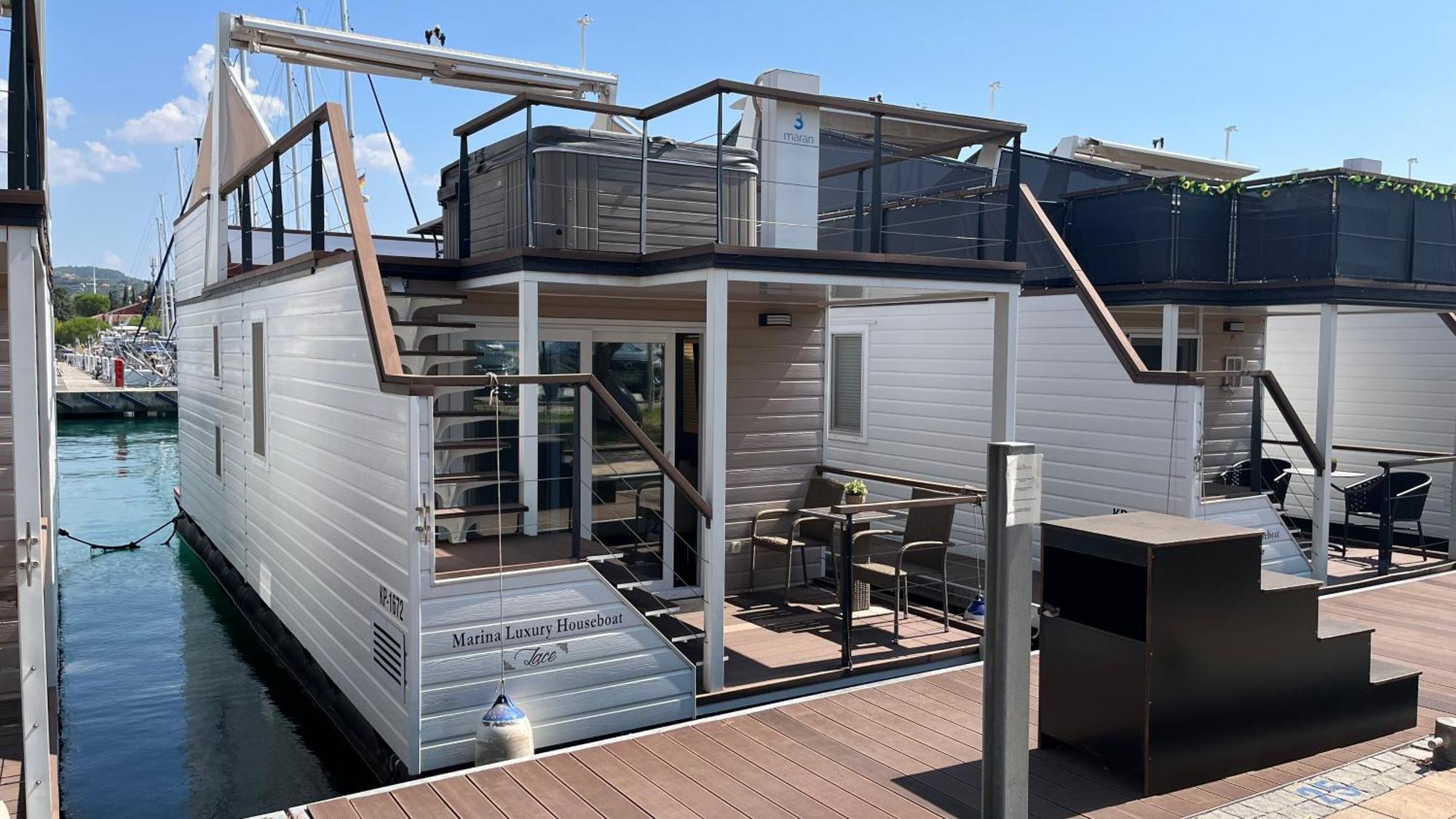 Marina Luxury Houseboat Lace Portorož Eksteriør billede